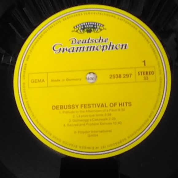 Debussy / Festival of Hits/ Deutsche Grammoophon Vinyl Record - Picture 3 of 4